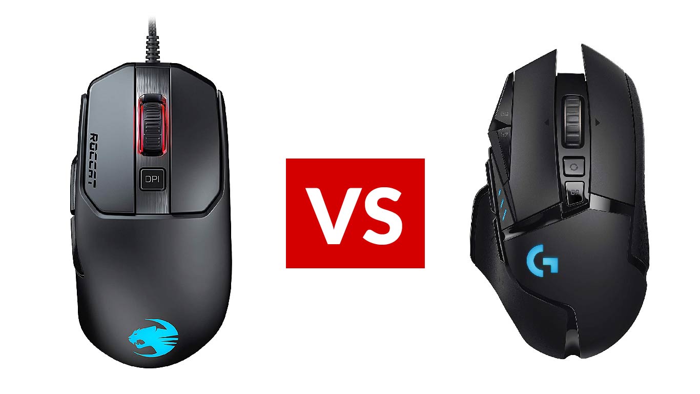 Roccat Kain 1 Aimo Vs Logitech G502 Lightspeed Which Gaming Mouse Is Right For You T3