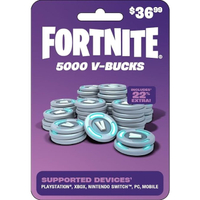 Fortnite V-Bucks Gift Card (5000): $36.99 at Amazon
