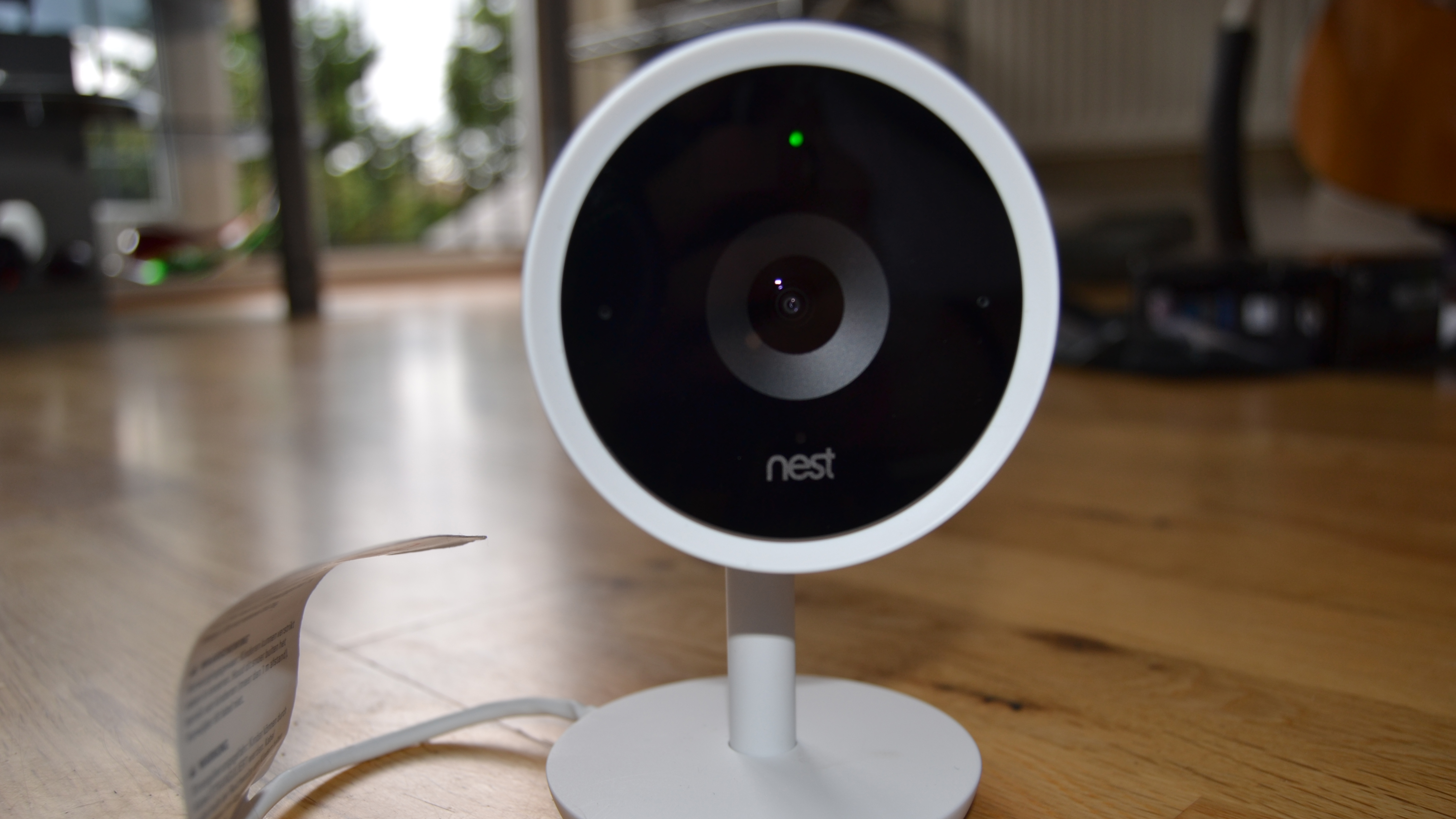 Google Nest Cam on table