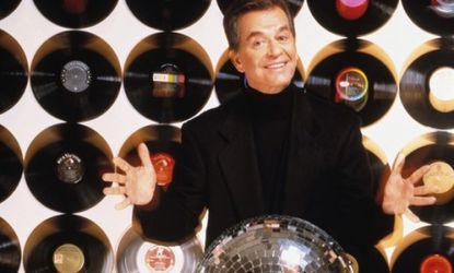 Dick Clark in 1997: The legendary host and producer died Wednesday, leaving behind a legacy that President Obama says makes us all feel "as young and vibrant and optimistic as he was."