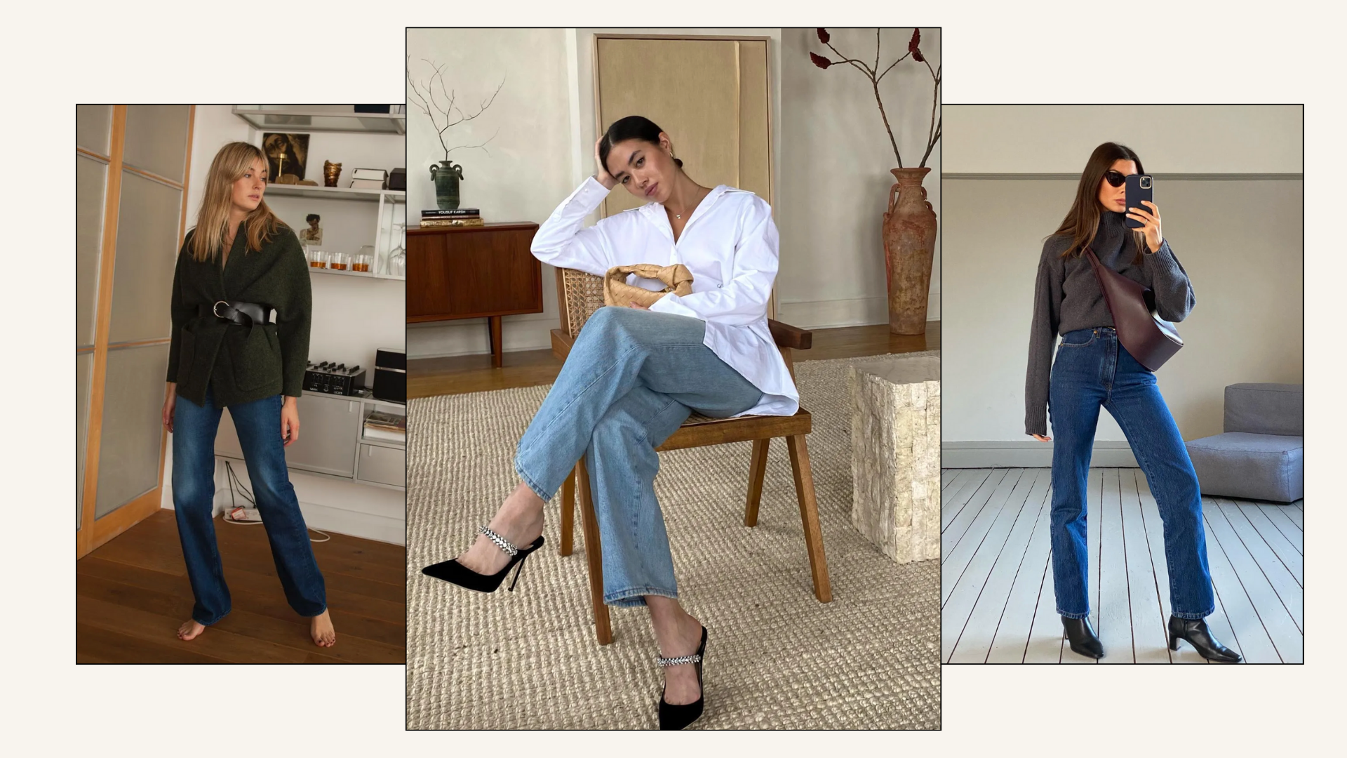 I'm in My Elegant Era—7 Classic Outfits With Jeans I'll Be Copying This Season