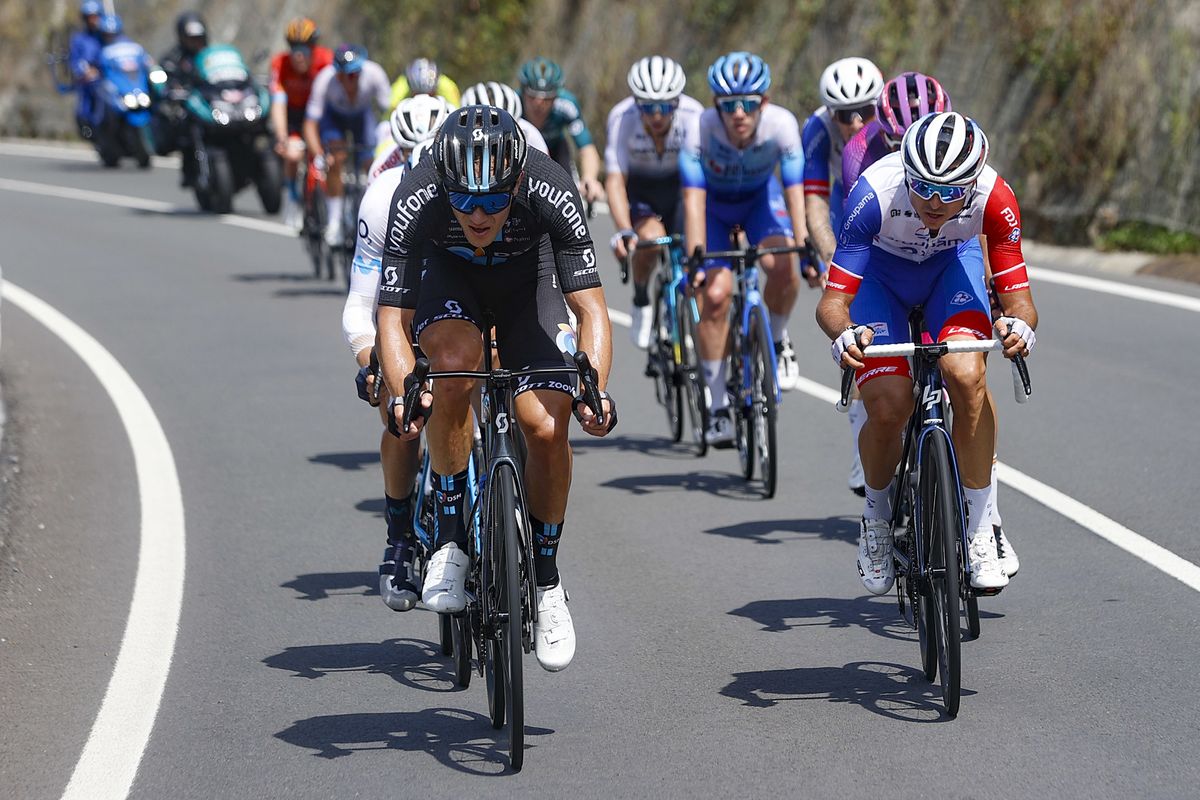 Vuelta Espana 2022 - 77th edition - 5th stage - Irun - Bilbao 187,2 km - 24/08/2022 - Nikias Arndt (GER - Team DSM) - photo Luis Angel Gomez/SprintCyclingAgency&Acirc;&copy;2022