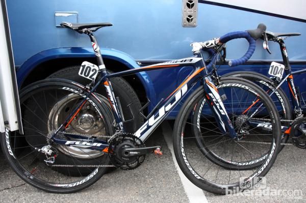 Champion Systems riders are using a mix of Fuji Altamira and SST machines at the USA Pro Challenge.