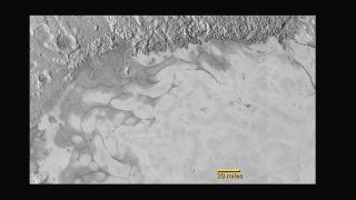 Pluto's Flowing Ices