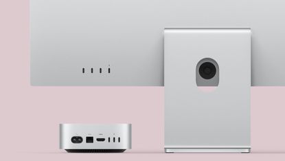 Image showing the back of the M4 Mac mini