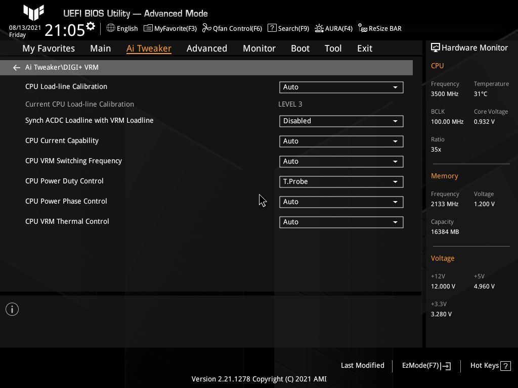 Asus TUF Gaming Z590-Plus WIFI