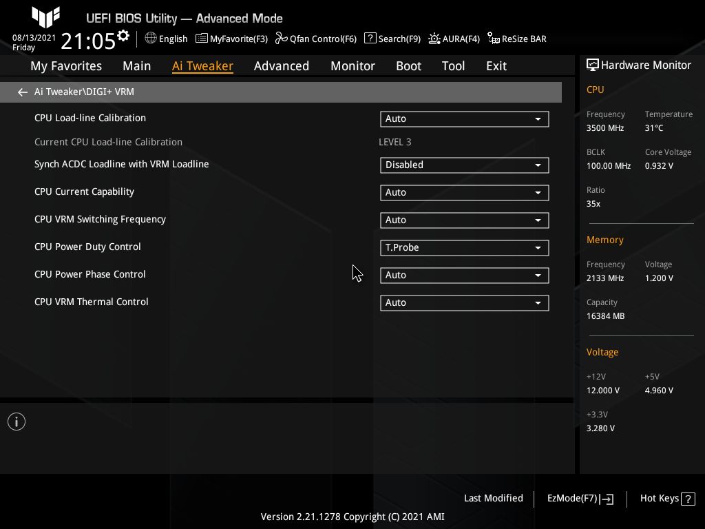 Asus TUF Gaming Z590-Plus WIFI