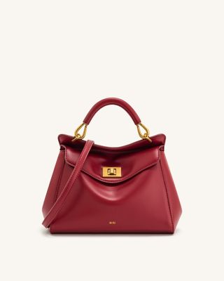 Lucia Classic Top Handbag - Claret