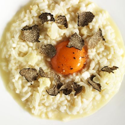 Photo of cauliflower and truffle risotto 