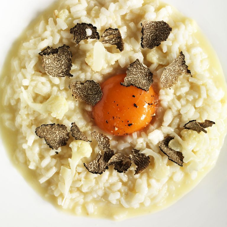 Photo of cauliflower and truffle risotto 