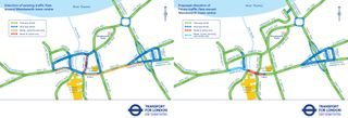 Wandsworth Existing and Proposed Traffic Flow Map