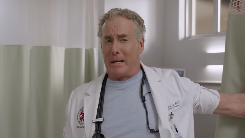 John C. McGinley as Dr. Cox in Scrubs revival