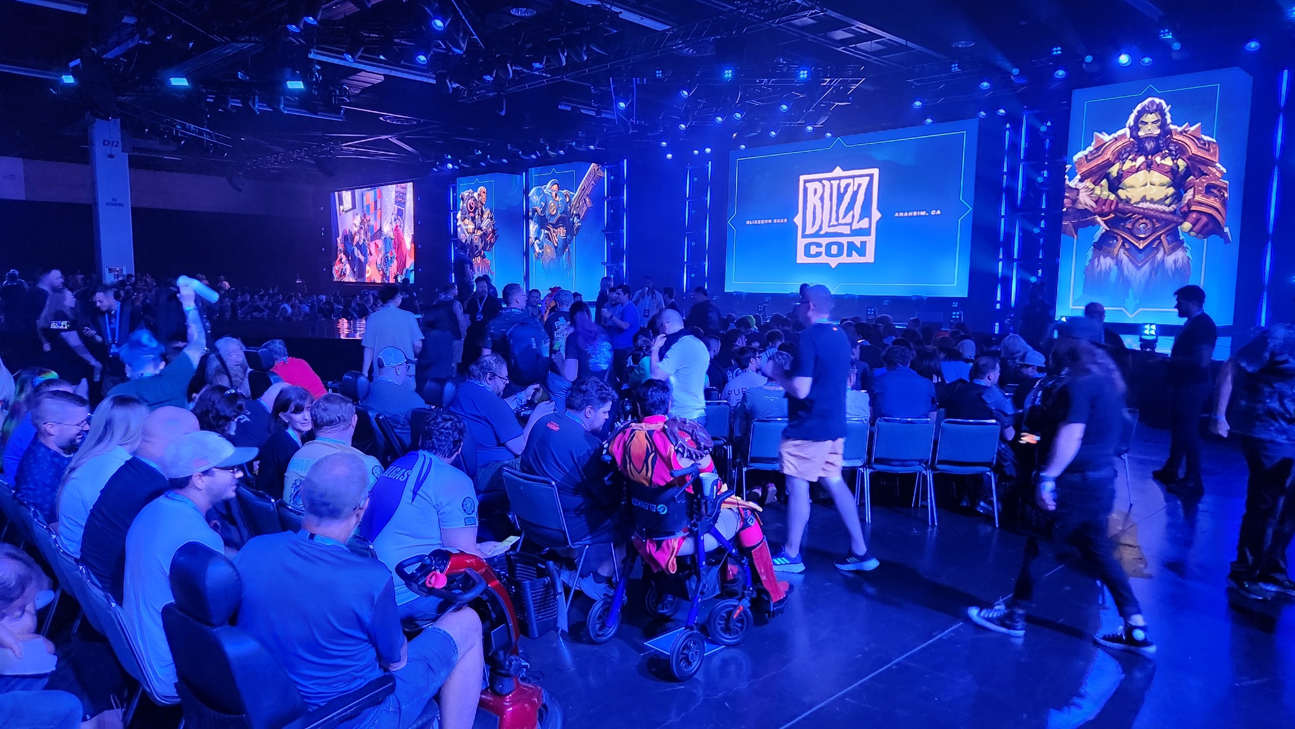 The BlizzCon Opening Ceremony stage.