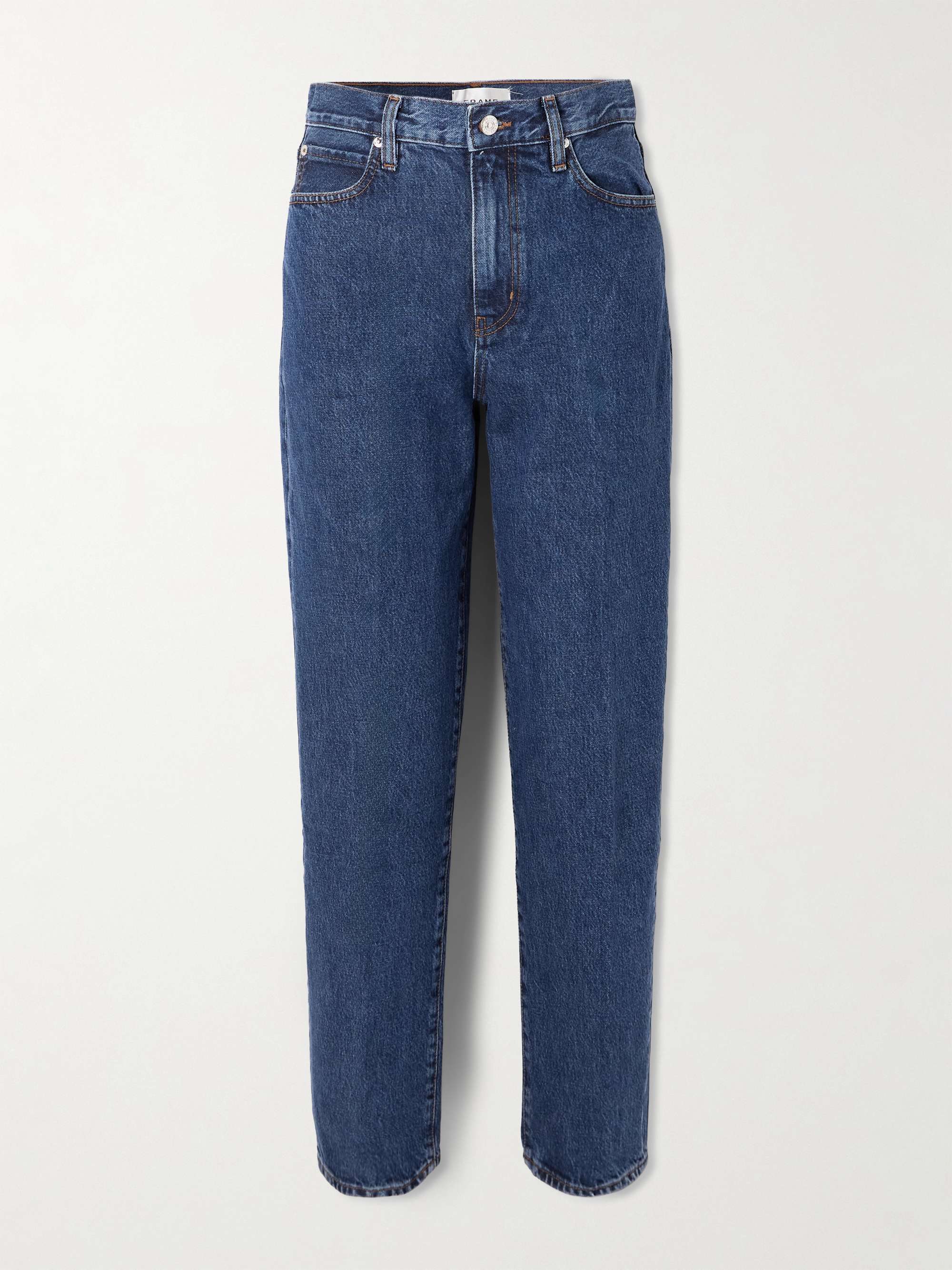 The Neat High-Rise Straight-Leg Jeans