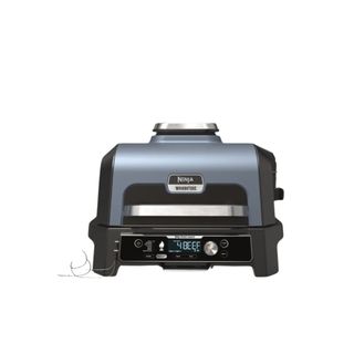 Ninja Woodfire Pro Connect XL Outdoor Grill & Smoker in a grey/blue color