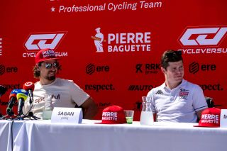 Peter Sagan in Pierre Baguette gear