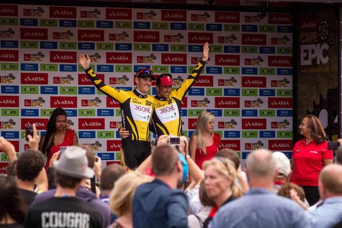 Christoph Sauser and Jaroslav Kulhavy of Burry Stander-Songo remain in the leaders jersey