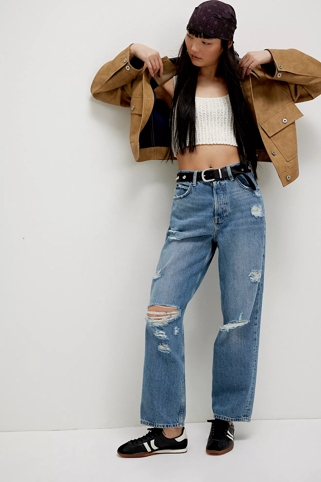 We the Free Cora Deconstructed Jeans