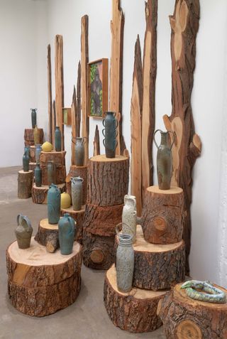 Stanya Kahn, installation view of ‘Forest for the Trees’ at Vielmetter Los Angeles, June 3 – July 23, 2022