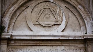The Eye of Providence, one of the symbols of masonry 