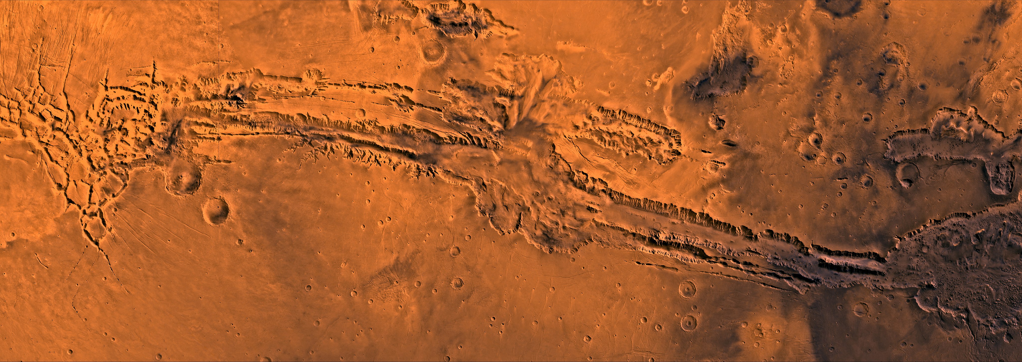 Streaks and dots flow across a red background