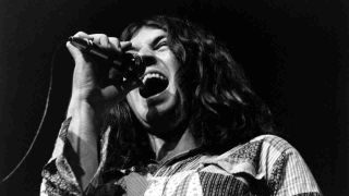 Deep Purple’s Ian Gillan performing onstage in 1972