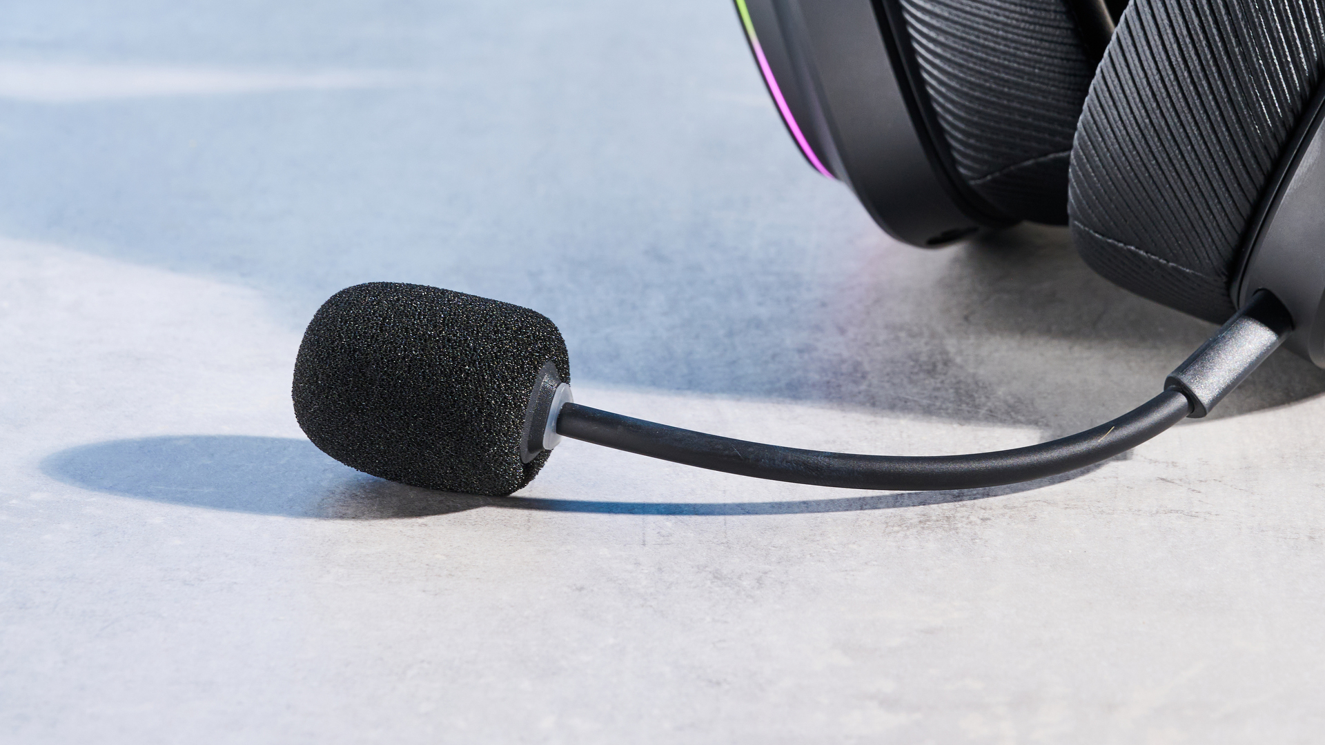 An Asus ROG Delta II wireless gaming headset