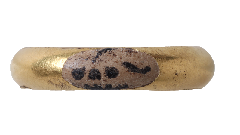 'I did a bit of a dance': Detectorist finds gold 'mourning ring' engraved with skull and date in UK field