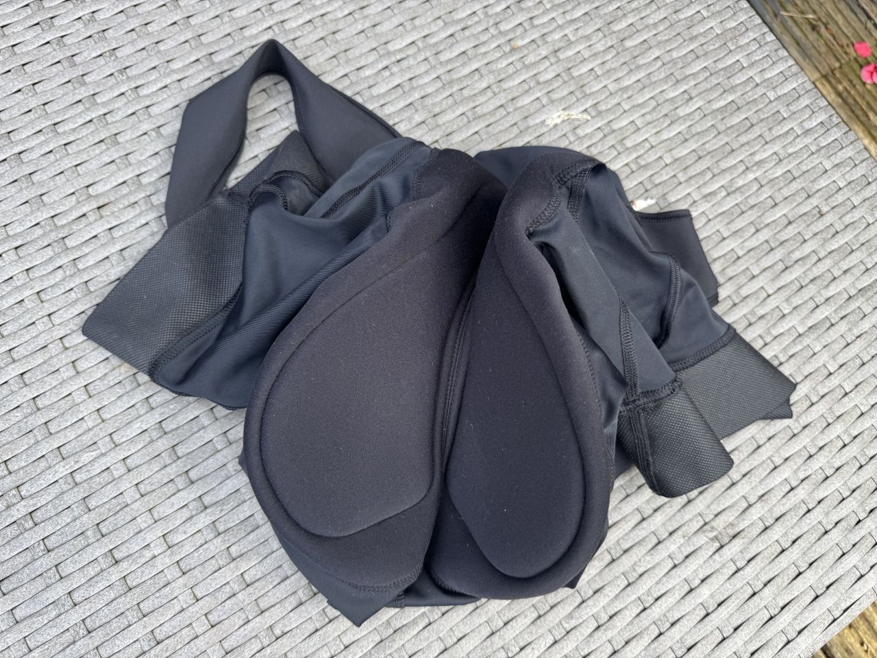 Rapha Core bib shorts chamois detail