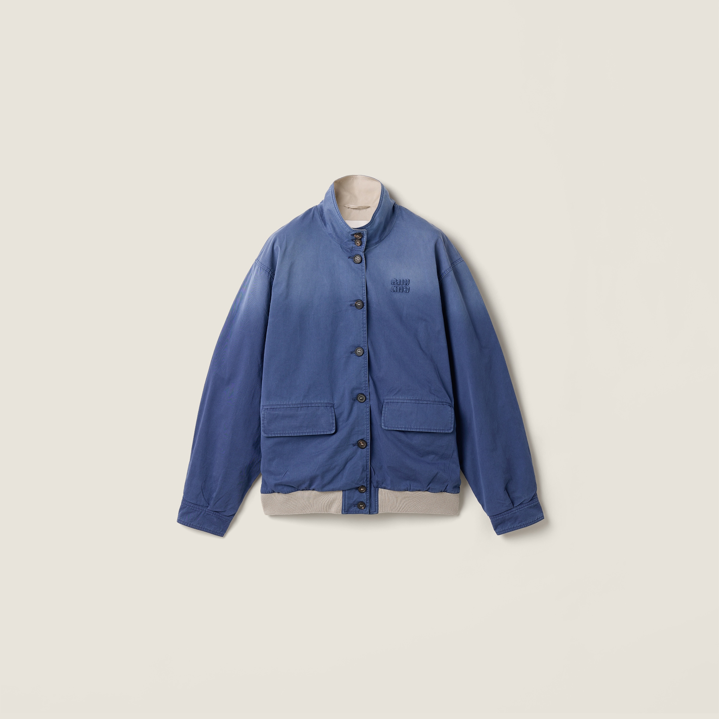 Old Washed Twill Blouson Jacket