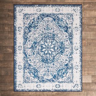 Oriental Blue/white Area Rug