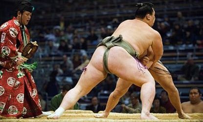 Several of sumo's biggest stars were involved in a baseball betting ring.