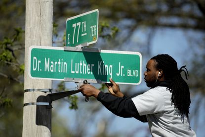 Martin Luther King Jr. Blvd. in Kansas City. 