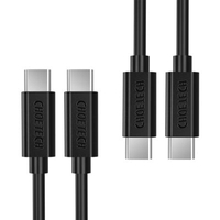 Snag two Choetech USB-C cables for only $5 with this coupon code. Using the below coupon takes 50% off this 2-pack of durable USB-C to USB-C cables. You get one 3.3-foot cable and one 6.6-foot cable in the bundle for just $2.50 apiece.$4.99 $9.99 $5 off