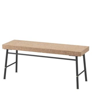 bench with white background