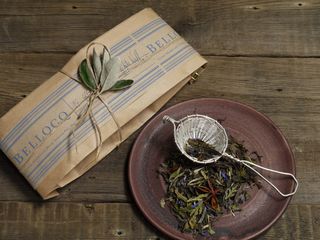 Tea made with natural flowers