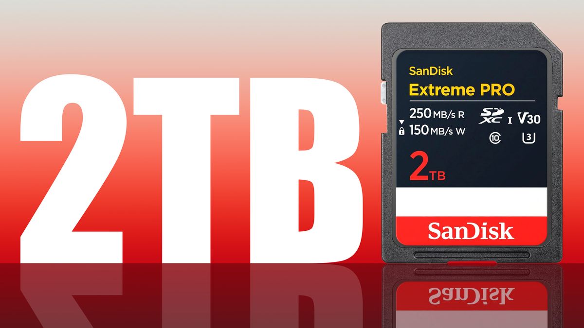 SanDisk 2TB Extreme PRO SDXC UHS-I card