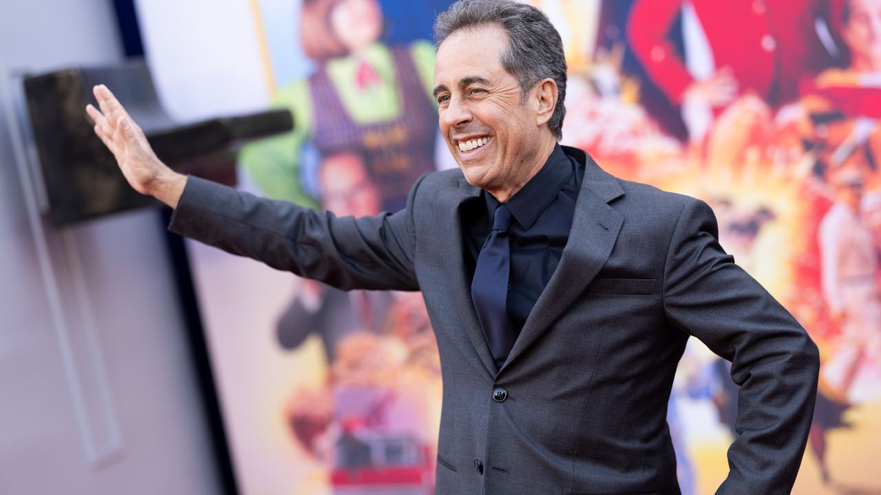 Jerry Seinfeld attends the premiere of Netflix&#039;s &#039;Unfrosted&#039; in 2024