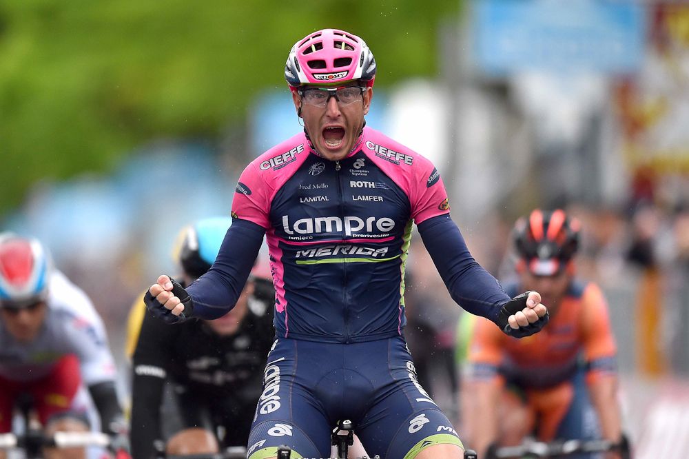 Sacha Modolo wins stage 13 of the Giro d'Italia