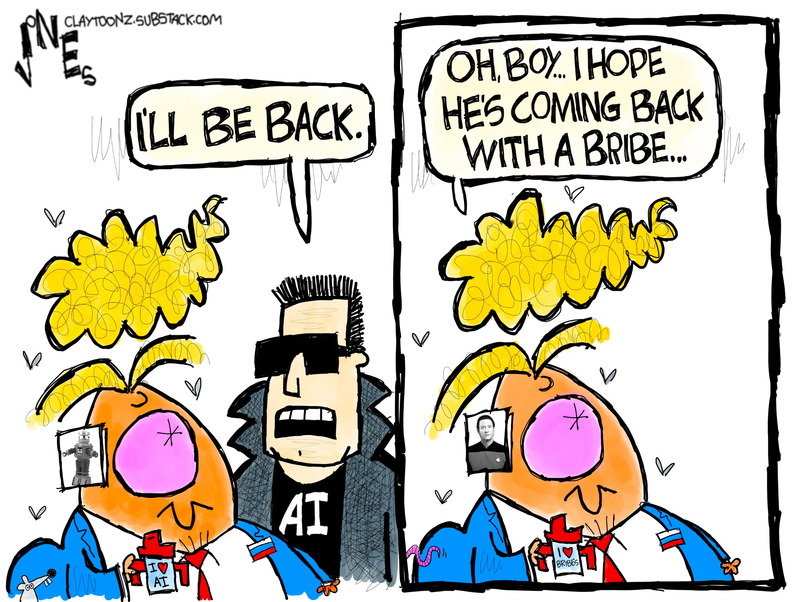 Political cartoon
