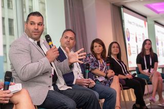 “CTV’s Big Moment“ panelists at the Advanced Advertising Summit (l. to r.): Anthony Susi, Xandr; Adam Gaynor, Gamut; Marni Rommel, Beachfront; Diana Horowitz, Imagine; and Lori Cassorla, Mediahub. 