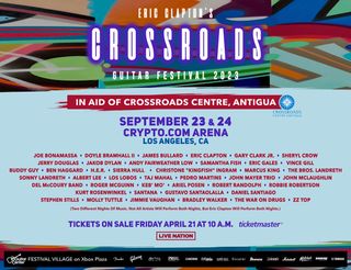 Crossroads Festival 2023 lineup poster