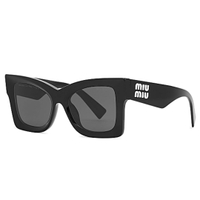 Miu Miu Black Cat-eye Square-frame Sunglasses, was £270 now £189 | Harvey Nichols