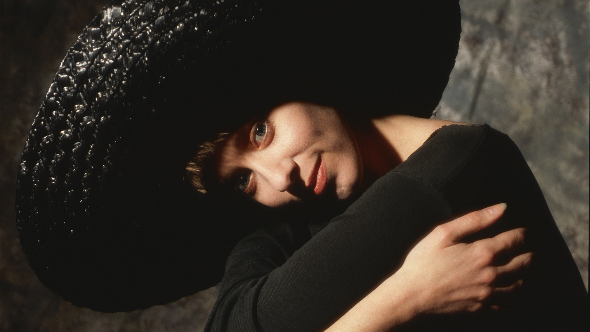 Studio portrait of Suzanne Vega.