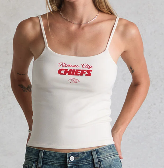 Pacsun, WILD COLLECTIVE x NFL Kansas City Chiefs Sculpted Tank Top