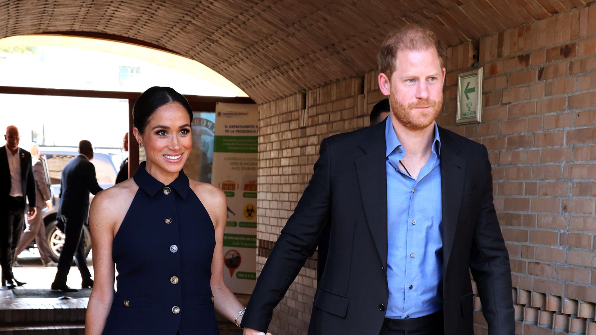 The Duke and Duchess of Sussex on tour in Columbia