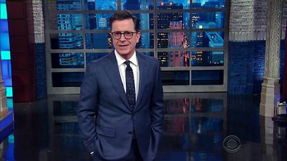 Stephen Colbert prepares for Trump inauguration