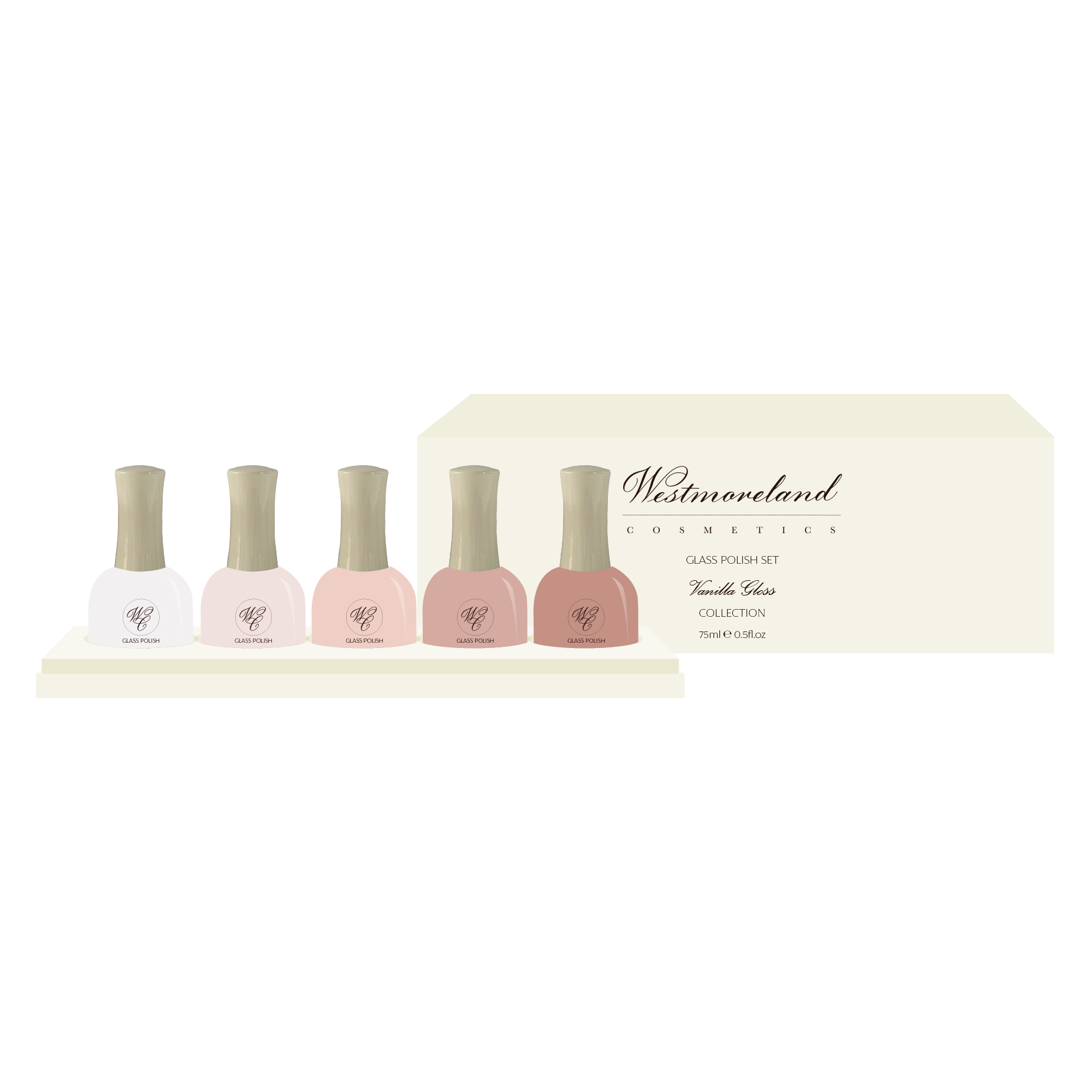 Westmoreland Cosmetics Glass Polish Set