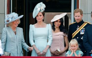 Duchess Camilla, Prince Harry, Meghan Markle, Kate Middleton