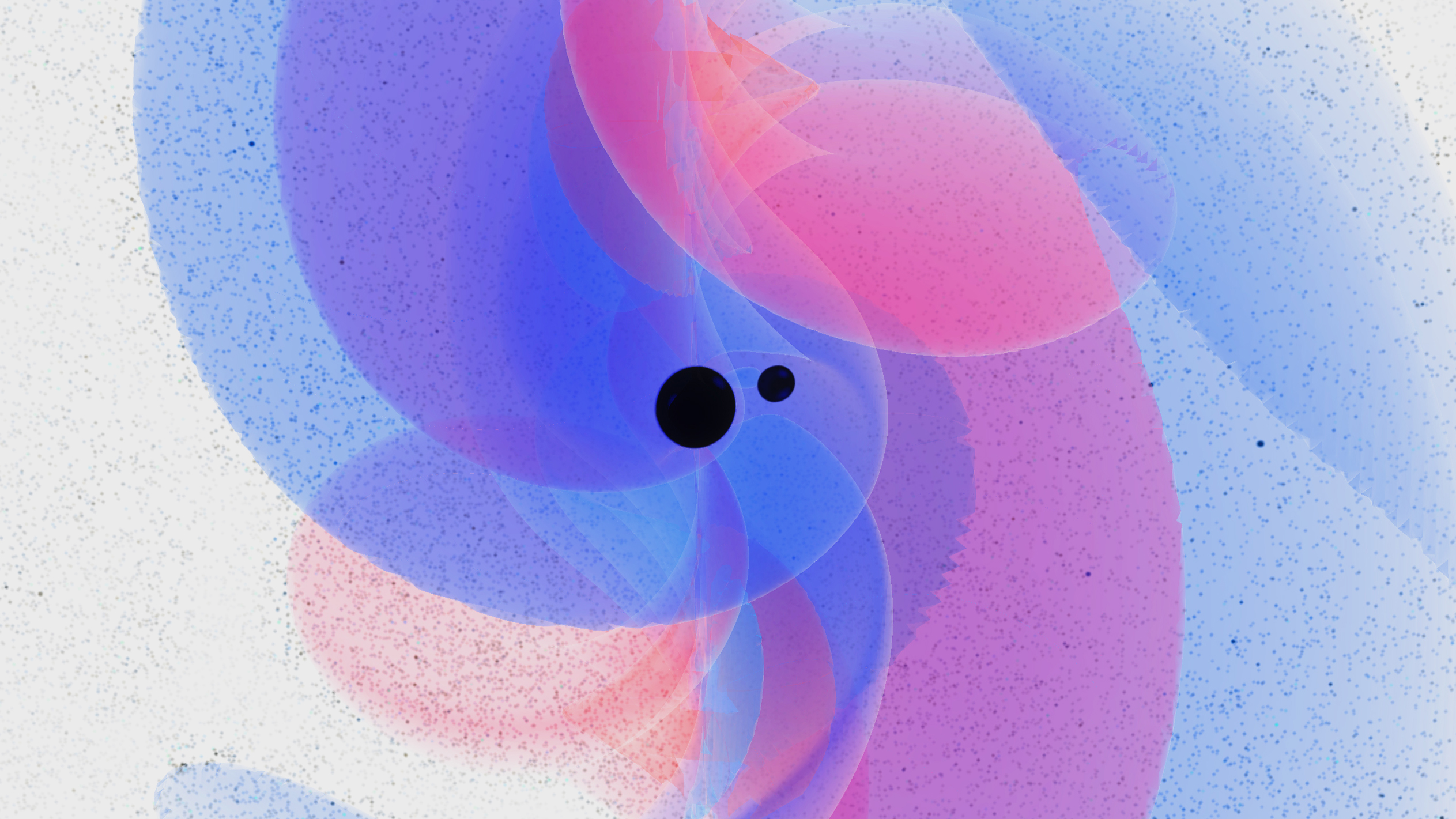 A 3D gravitational waveform from a general relativistic simulation of binary black holes.